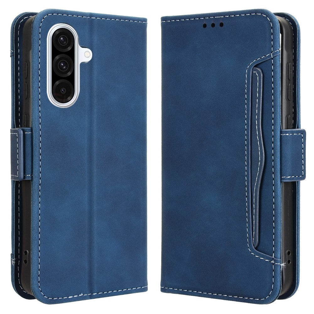 Til Samsung Galaxy A36 5G lædercover telefonpung med flere kortpladser