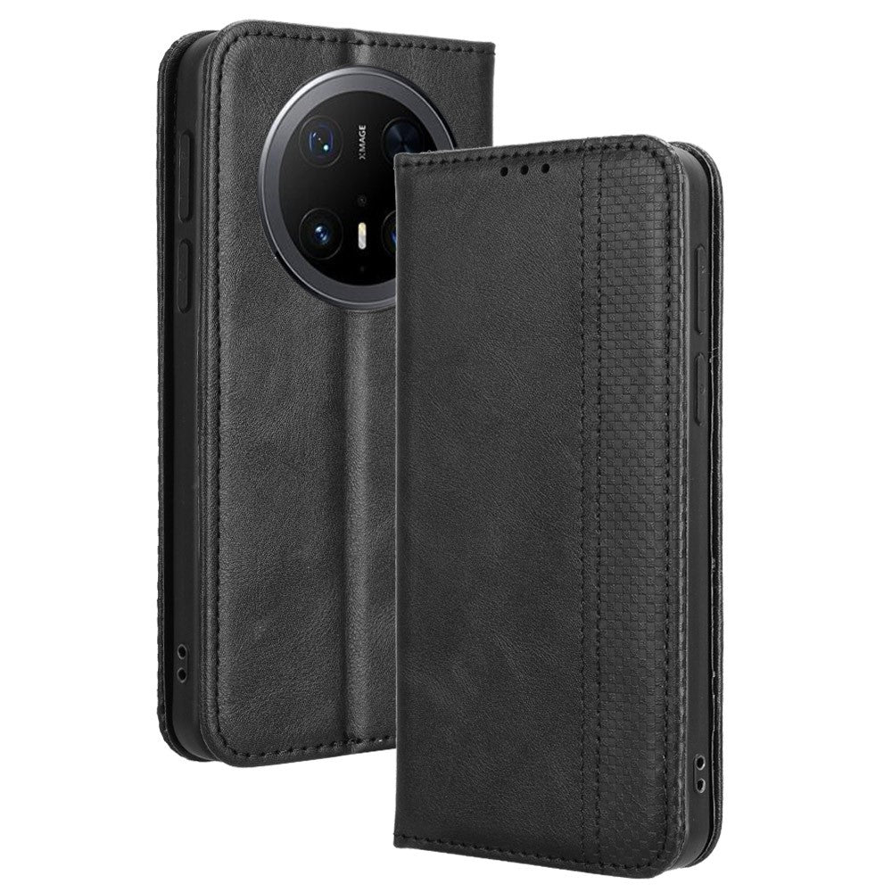 For Huawei Mate 70 Pro+ / 70 Pro Leather Case Wallet Stand Retro Texture Phone Cover