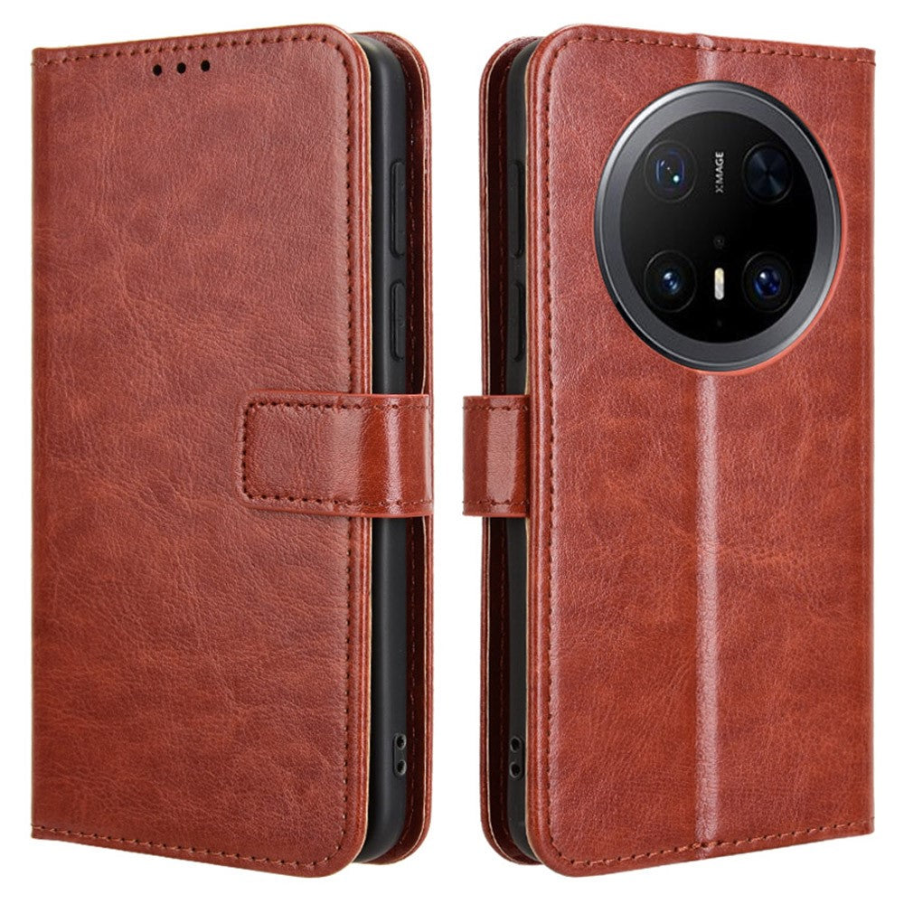 For Huawei Mate 70 Pro+ / 70 Pro Case Crazy Horse Texture PU Leather Phone Wallet Cover