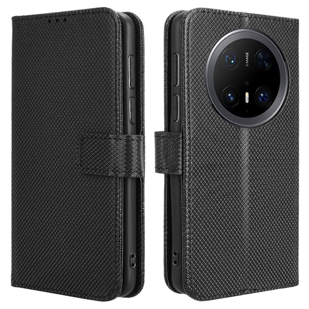 For Huawei Mate 70 Pro+ / 70 Pro Case PU Leather Diamond Texture Wallet Phone Cover