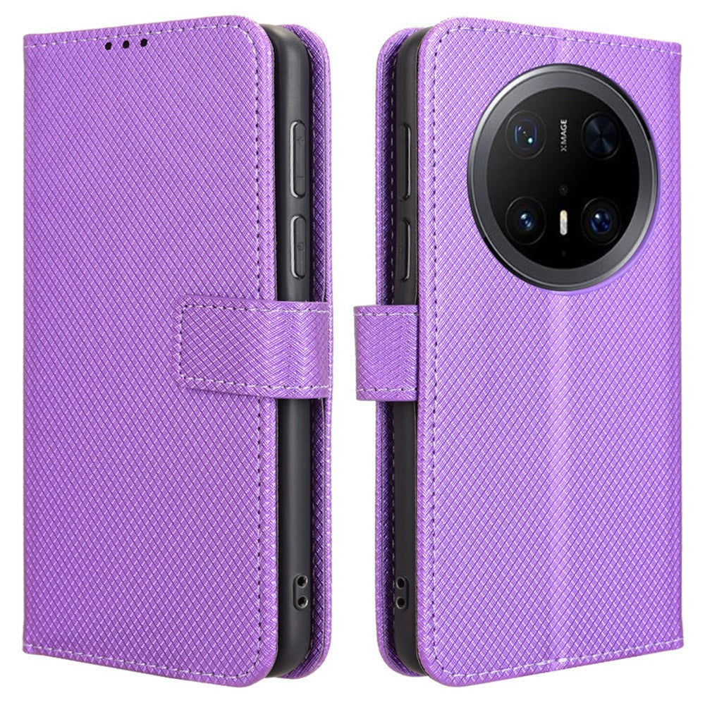 For Huawei Mate 70 Pro+ / 70 Pro Case PU Leather Diamond Texture Wallet Phone Cover