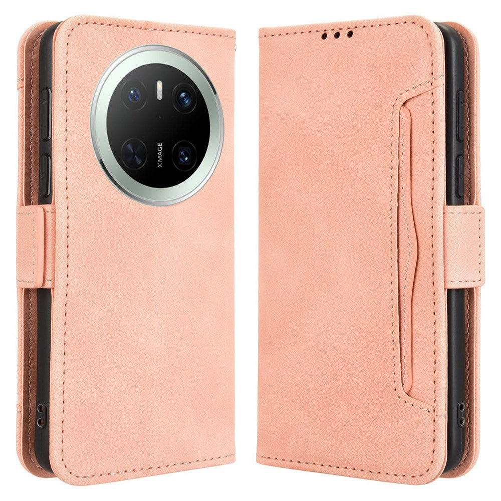 For Huawei Mate 70 Leather Case Phone Wallet Cover with Multiple Card Slots