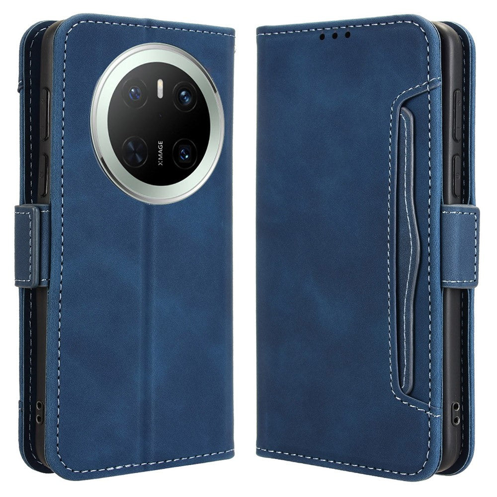 For Huawei Mate 70 Leather Case Phone Wallet Cover with Multiple Card Slots