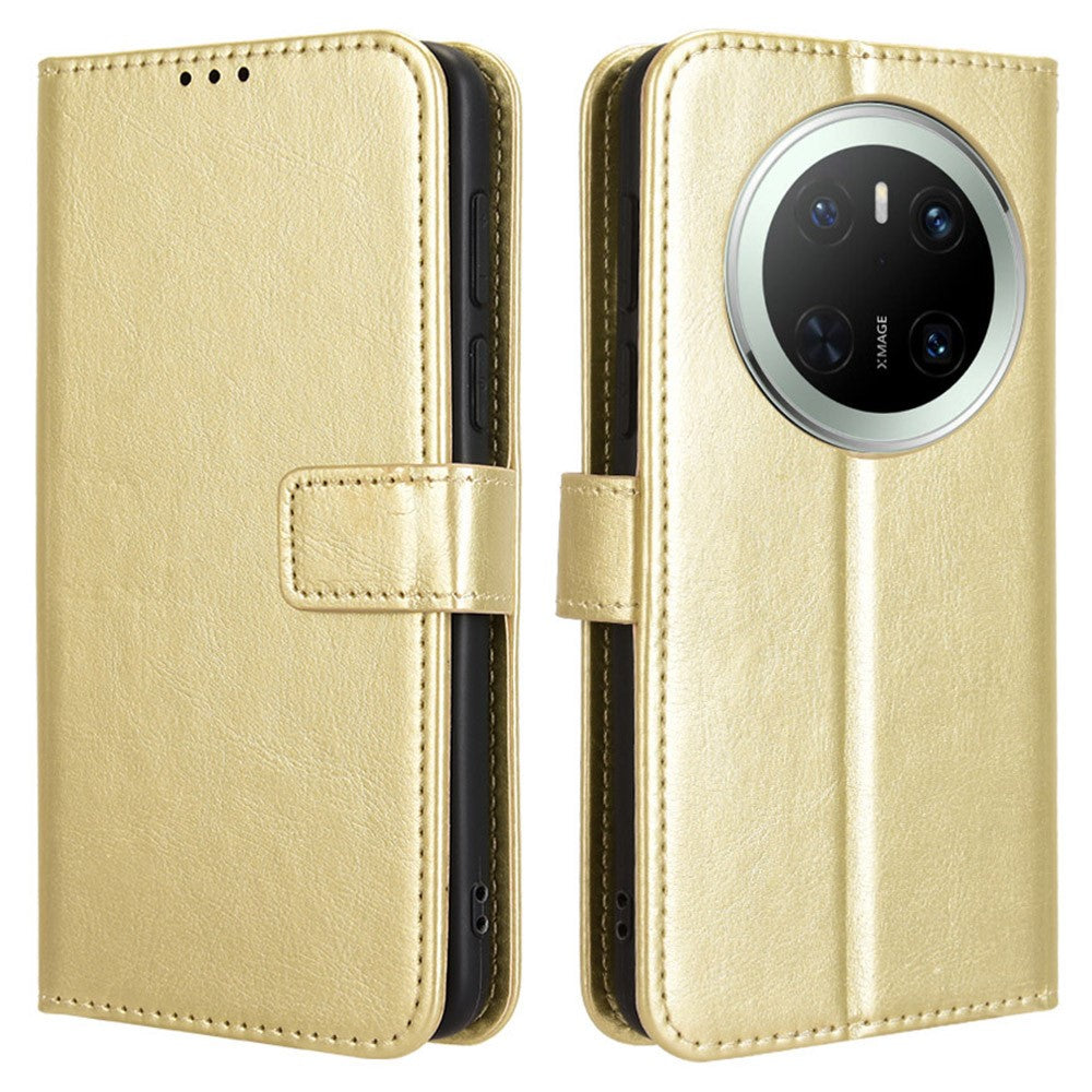 For Huawei Mate 70 Case Crazy Horse Texture PU Leather Phone Wallet Cover