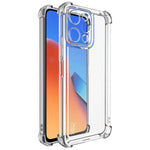 IMAK UX-4 Series For Xiaomi Redmi 12 4G Case Straight Frame Four Corner Shockproof Clear TPU Cover
