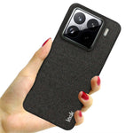 IMAK Ruiyi Series for Xiaomi 15 Pro Case Fabric Texture Leather+PC Phone Back Cover