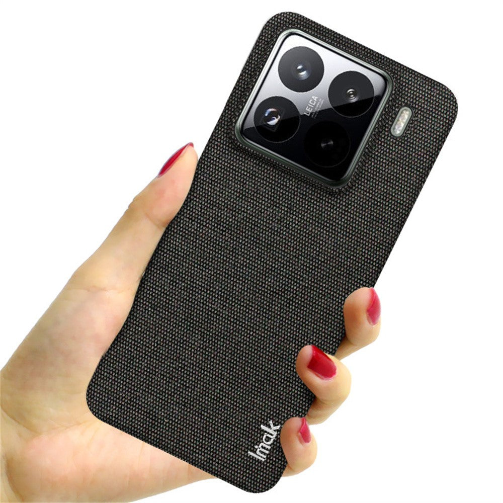 IMAK Ruiyi Series for Xiaomi 15 Pro Case Fabric Texture Leather+PC Phone Back Cover
