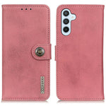 KHAZNEH For Samsung Galaxy A56 5G Wallet Case Cowhide Texture Leather Flip Phone Cover