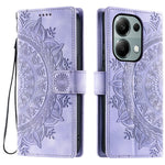Style 018 For Xiaomi Redmi Note 13 Pro 4G Case Imprinted Totem Skin Feel Wallet Leather Phone Cover