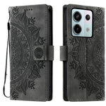Style 018 For Xiaomi Redmi Note 13 Pro 5G Case Imprinted Totem Skin Feel Wallet Leather Phone Cover