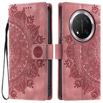 Style 018 For Honor Magic7 Lite 5G / X9c 5G / X60 Pro 5G Case Imprinted Totem Skin Feel Wallet Leather Phone Cover