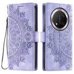 Style 018 For Honor Magic7 Lite 5G / X9c 5G / X60 Pro 5G Case Imprinted Totem Skin Feel Wallet Leather Phone Cover
