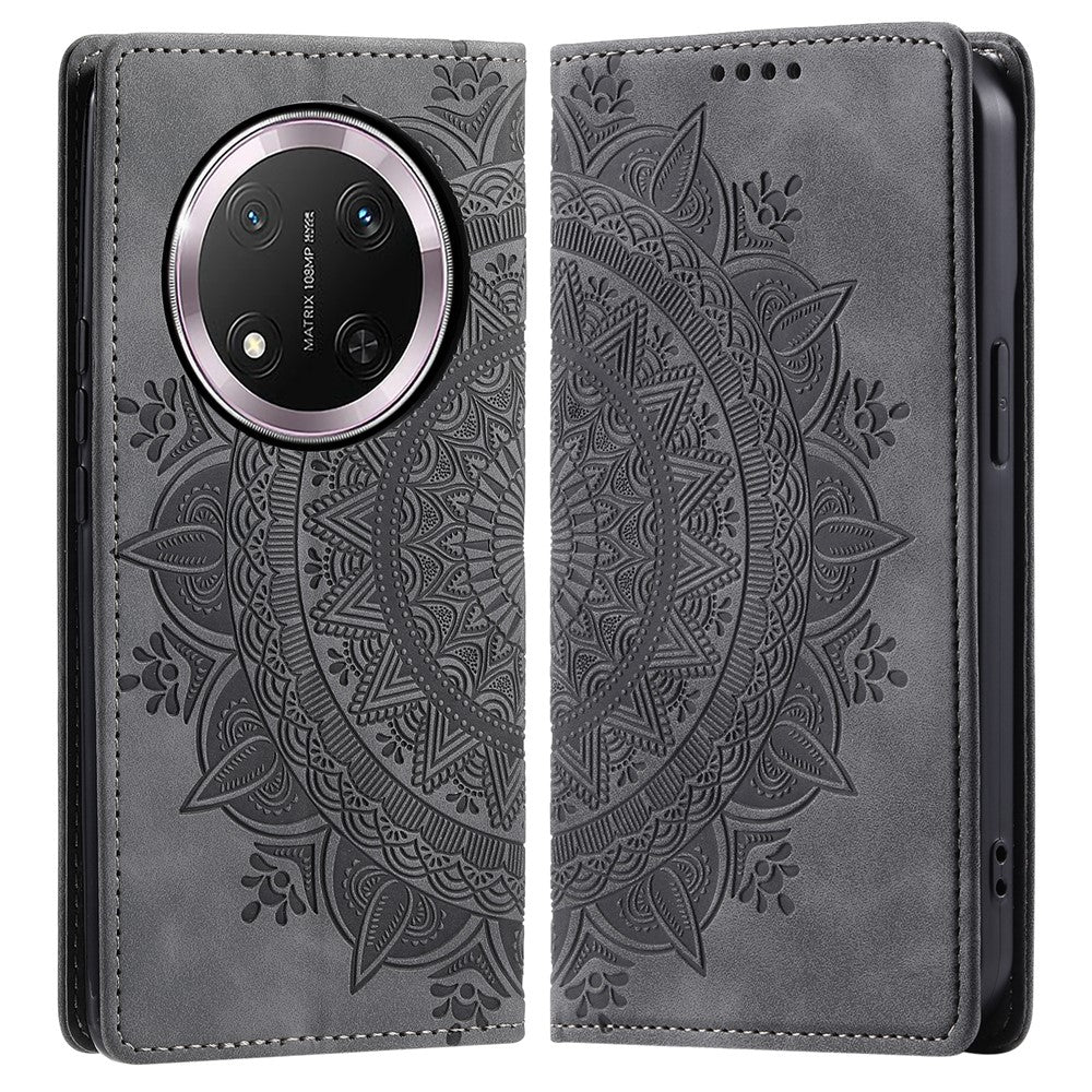 Style-010 For Honor Magic7 Lite 5G / X9c 5G / X60 Pro 5G Case Magnetic Closing Leather Phone Cover Pattern Imprinted