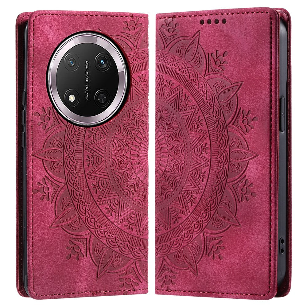 Style-010 For Honor Magic7 Lite 5G / X9c 5G / X60 Pro 5G Case Magnetic Closing Leather Phone Cover Pattern Imprinted