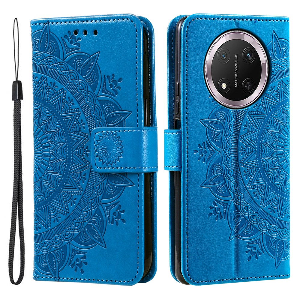 For Honor Magic7 Lite 5G / X9c 5G / X60 Pro 5G Case Imprinted Totem PU Leather Wallet Stand Phone Cover