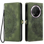 Style 016 For Honor Magic7 Lite 5G / X9c 5G / X60 Pro 5G Case Skin Feel Totem Imprinted Wallet Leather Phone Cover