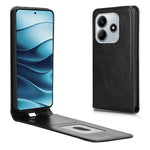 For Xiaomi Redmi Note 14 5G Case with Card Slot Magnetic Vertical Flip Leather Phone Cover