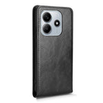 For Xiaomi Redmi Note 14 5G Case with Card Slot Magnetic Vertical Flip Leather Phone Cover