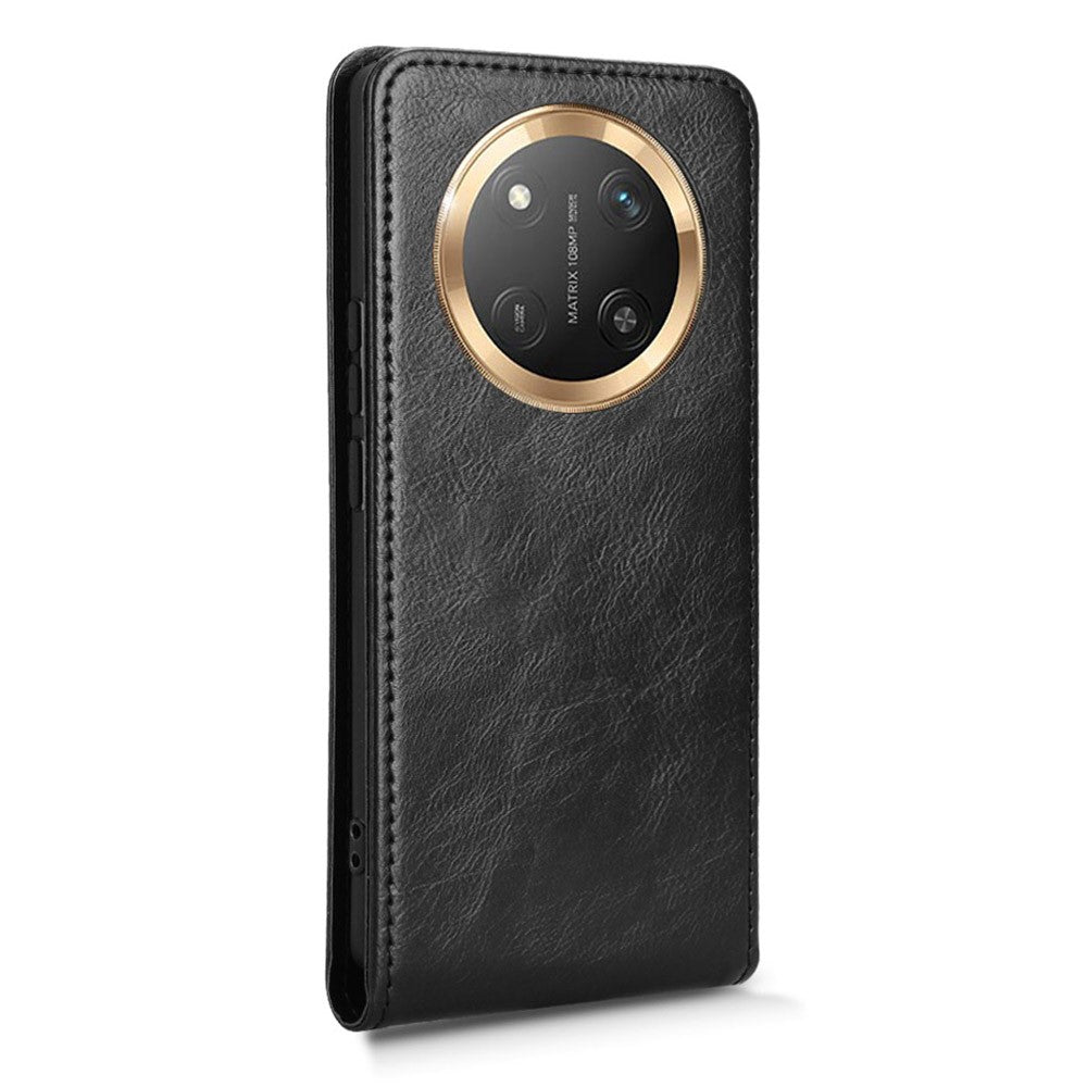Phone Case For Honor X60 Pro 5G / X9c 5G / Magic7 Lite 5G Magnetic Vertical Flip Leather Cover with Card Slot