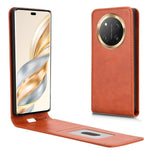 Phone Case For Honor X60 Pro 5G / X9c 5G / Magic7 Lite 5G Magnetic Vertical Flip Leather Cover with Card Slot