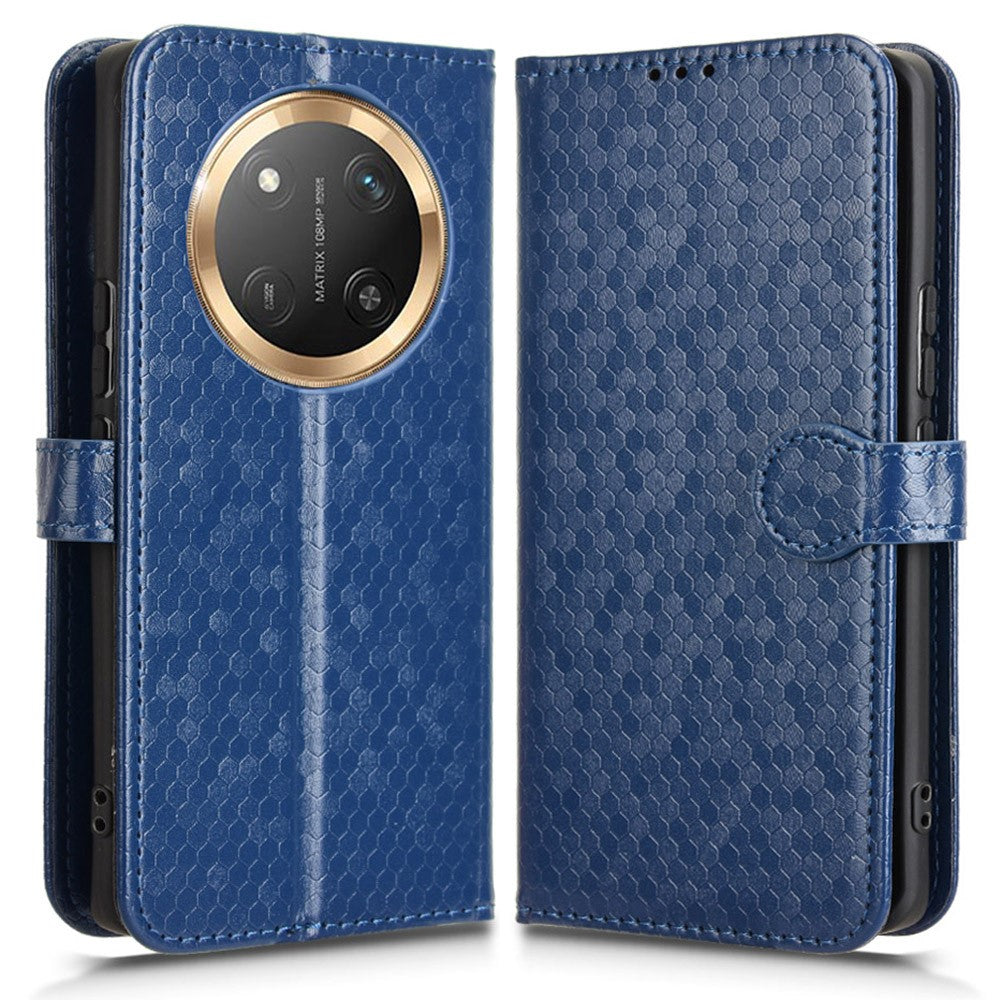 Wallet Case For Honor X60 Pro 5G / X9c 5G / Magic7 Lite 5G Dot Pattern Imprint PU Leather Phone Cover