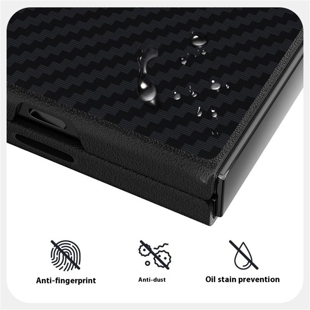 ABEEL For Samsung Galaxy Z Fold Special Magnetic Case Carbon Fiber Texture Back Cover