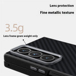 ABEEL For Samsung Galaxy Z Fold Special Magnetic Case Carbon Fiber Texture Back Cover