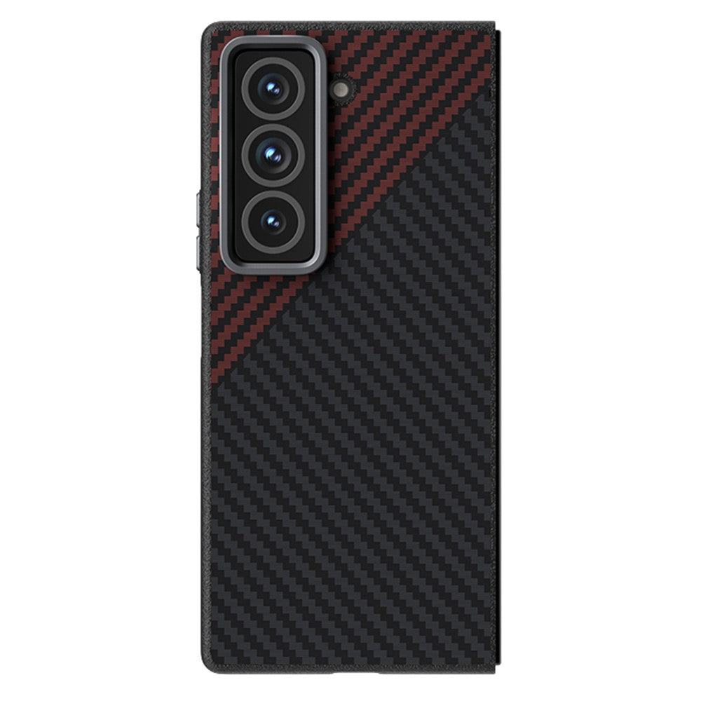 ABEEL For Samsung Galaxy Z Fold Special Magnetic Case Carbon Fiber Texture Back Cover