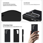 ABEEL For Samsung Galaxy Z Fold 5G Magnetic Case Carbon Fiber Texture Back Cover