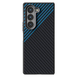 ABEEL For Samsung Galaxy Z Fold 5G Magnetic Case Carbon Fiber Texture Back Cover