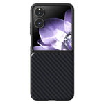 ABEEL For Xiaomi Mix Flip 5G Magnetic Case Carbon Fiber Texture Back Cover