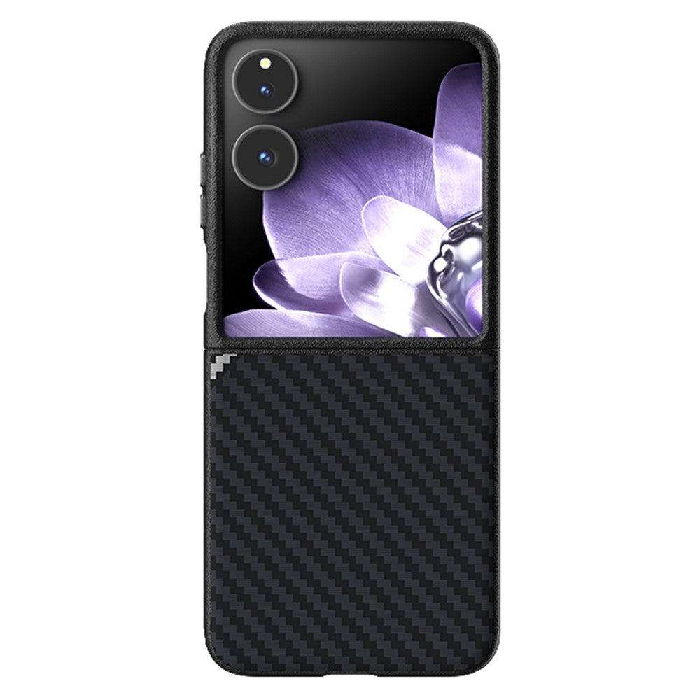 ABEEL For Xiaomi Mix Flip 5G Magnetic Case Carbon Fiber Texture Back Cover