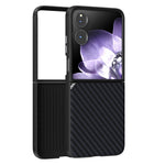 ABEEL For Xiaomi Mix Flip 5G Magnetic Case Carbon Fiber Texture Back Cover