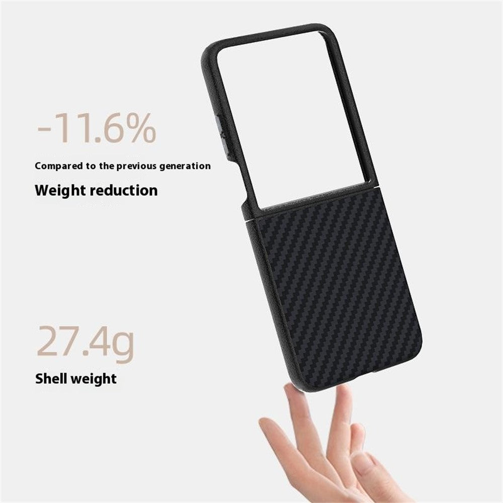 ABEEL For Xiaomi Mix Flip 5G Magnetic Case Carbon Fiber Texture Back Cover