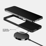ABEEL For Xiaomi Mix Flip 5G Magnetic Case Carbon Fiber Texture Back Cover