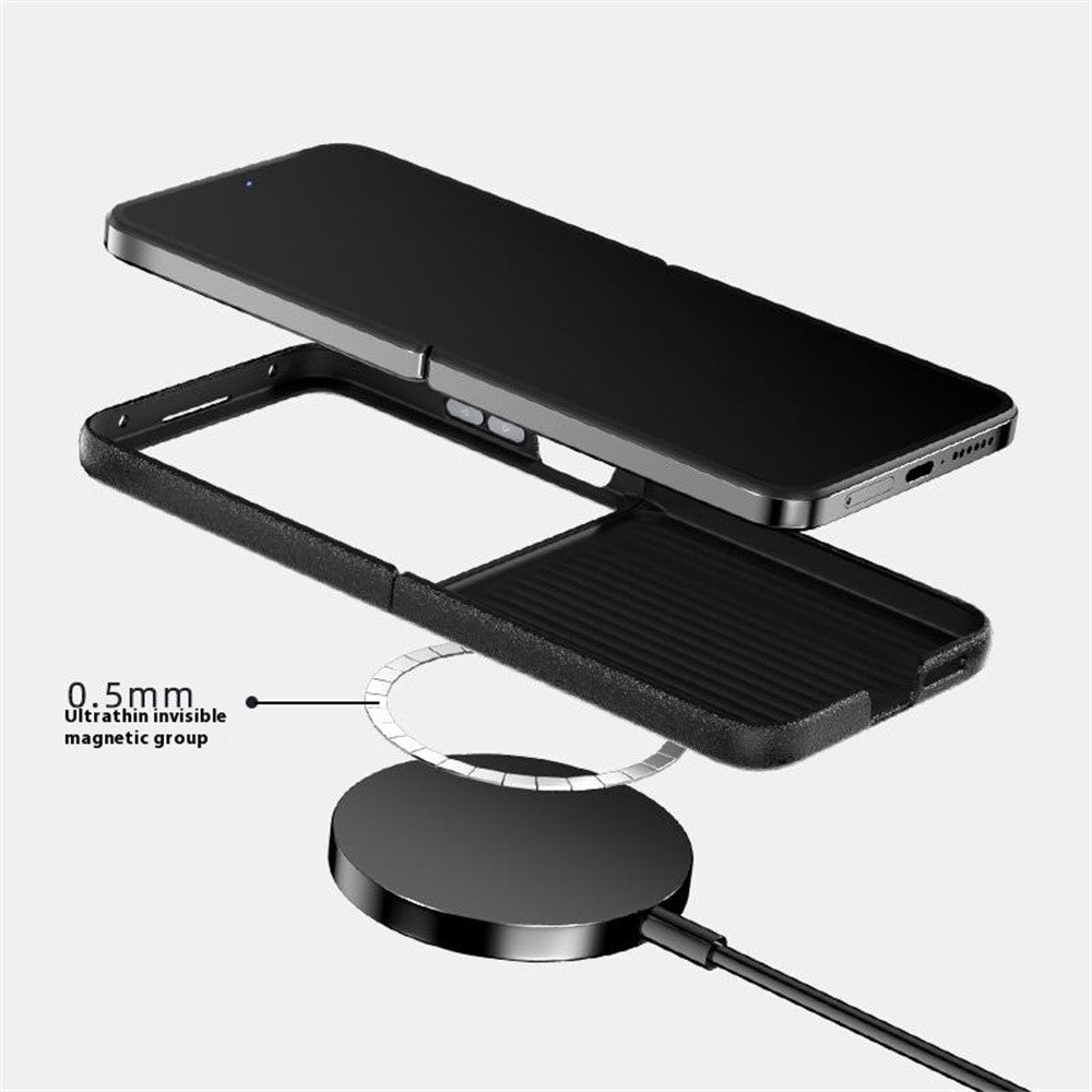 ABEEL For Xiaomi Mix Flip 5G Magnetic Case Carbon Fiber Texture Back Cover