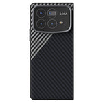 ABEEL För Xiaomi Mix Fold 4 5G Magnetiskt Skal Kolfiberstruktur Baksida