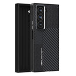 ABEEL For Samsung Galaxy Z Fold Special Magnetic Case PC + Aluminum Alloy + PU Leather Slim Phone Back Cover