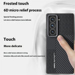 ABEEL For Samsung Galaxy Z Fold Special Magnetic Case PC + Aluminum Alloy + PU Leather Slim Phone Back Cover