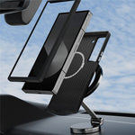 ABEEL For Samsung Galaxy Z Fold Special Magnetic Case PC + Aluminum Alloy + PU Leather Slim Phone Back Cover
