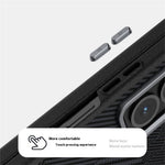 ABEEL For Samsung Galaxy Z Fold Special Magnetic Case PC + Aluminum Alloy + PU Leather Slim Phone Back Cover