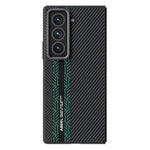 ABEEL For Samsung Galaxy Z Fold Special Magnetic Case PC + Aluminum Alloy + PU Leather Slim Phone Back Cover