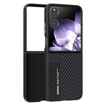 ABEEL For Xiaomi Mix Flip 5G Magnetic Case PC + Aluminum Alloy + PU Leather Slim Phone Back Cover