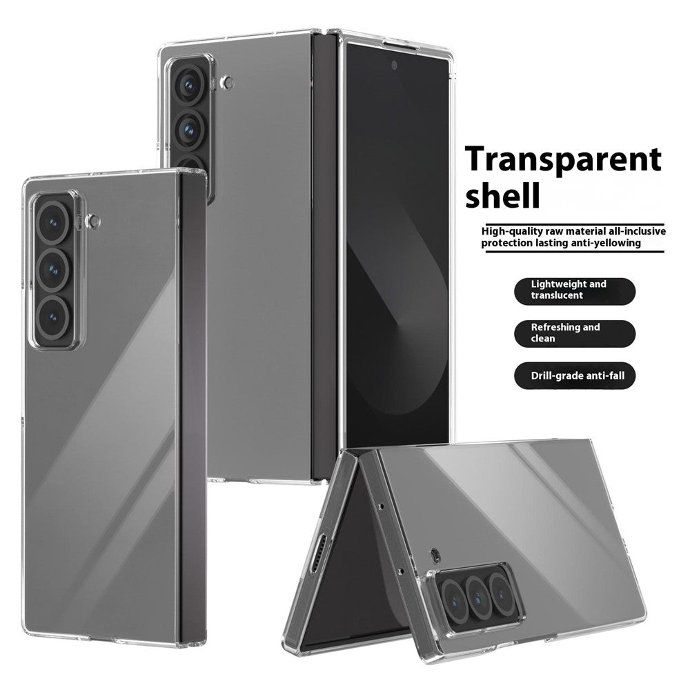 For Samsung Galaxy Z Fold Special Clear Case Anti-Drop Hard PC Phone Cover