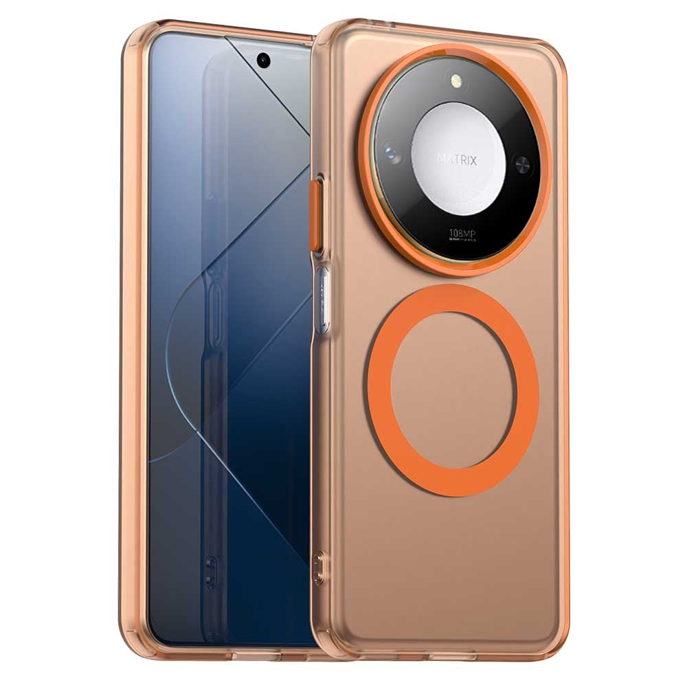 For Honor X60 5G Magnetic Case PC+TPU+PET Anti-Drop Phone Cover