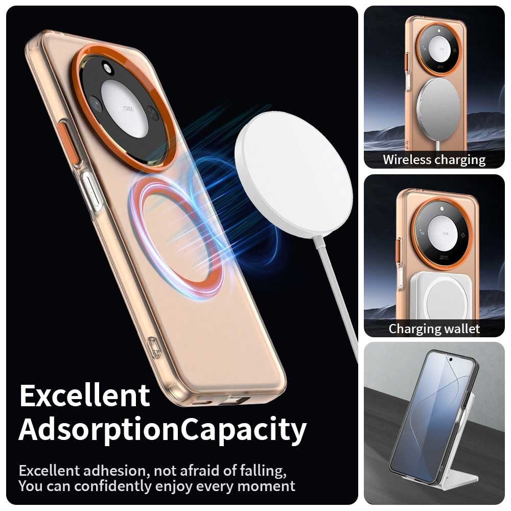 For Honor X60 5G Magnetic Case PC+TPU+PET Anti-Drop Phone Cover