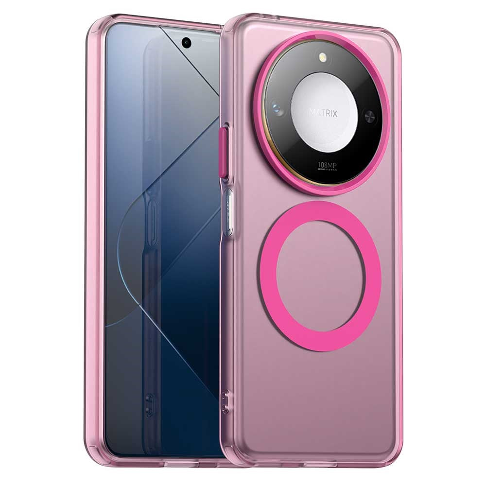 For Honor X60 5G Magnetic Case PC+TPU+PET Anti-Drop Phone Cover