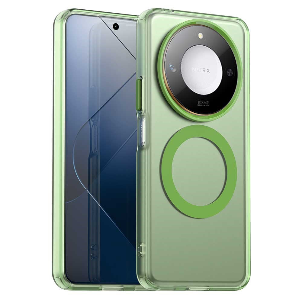 For Honor X60 5G Magnetic Case PC+TPU+PET Anti-Drop Phone Cover