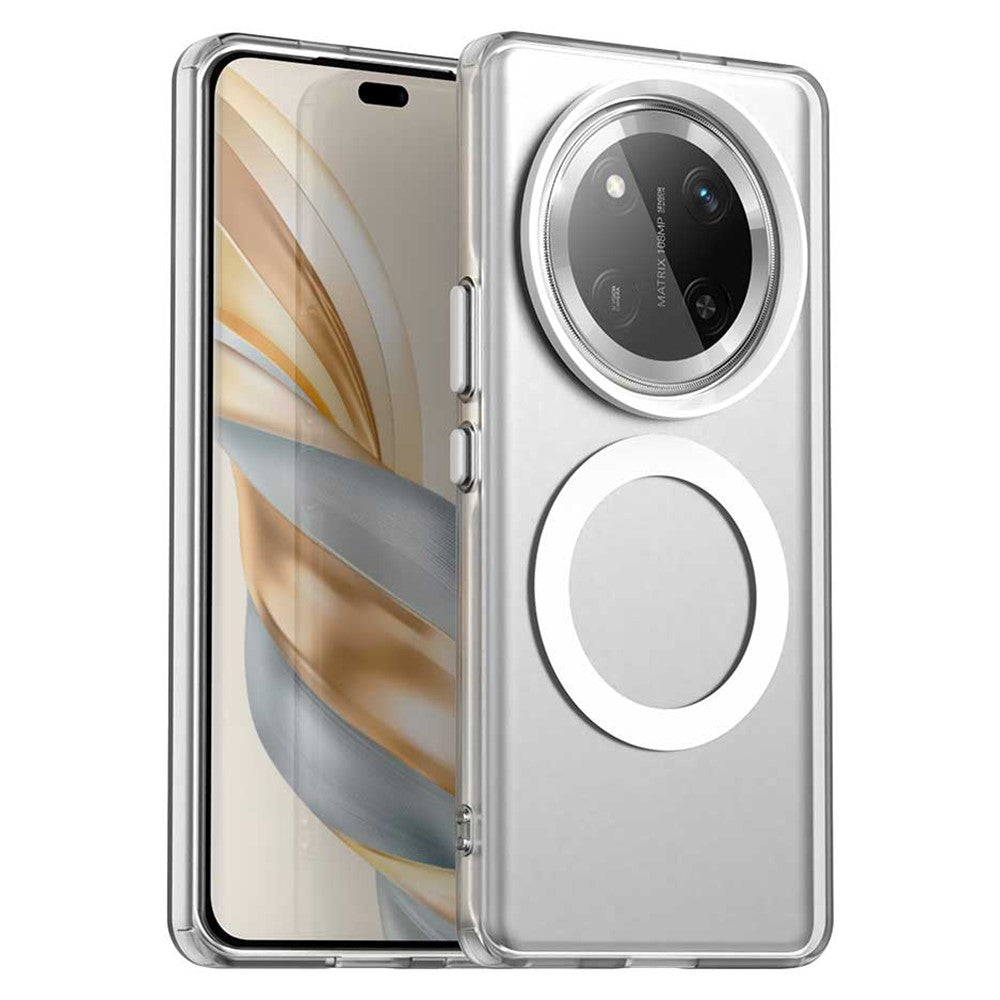 For Honor Magic7 Lite 5G / X9c 5G / X60 Pro 5G Magnetic Case PC+TPU+PET Anti-Drop Phone Cover