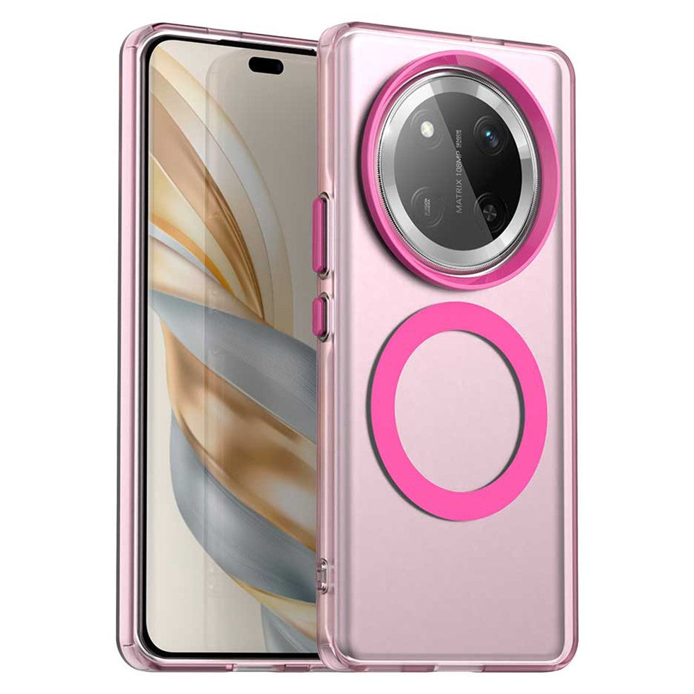 For Honor Magic7 Lite 5G / X9c 5G / X60 Pro 5G Magnetisk Etui PC+TPU+PET Anti-Drop Telefoncover